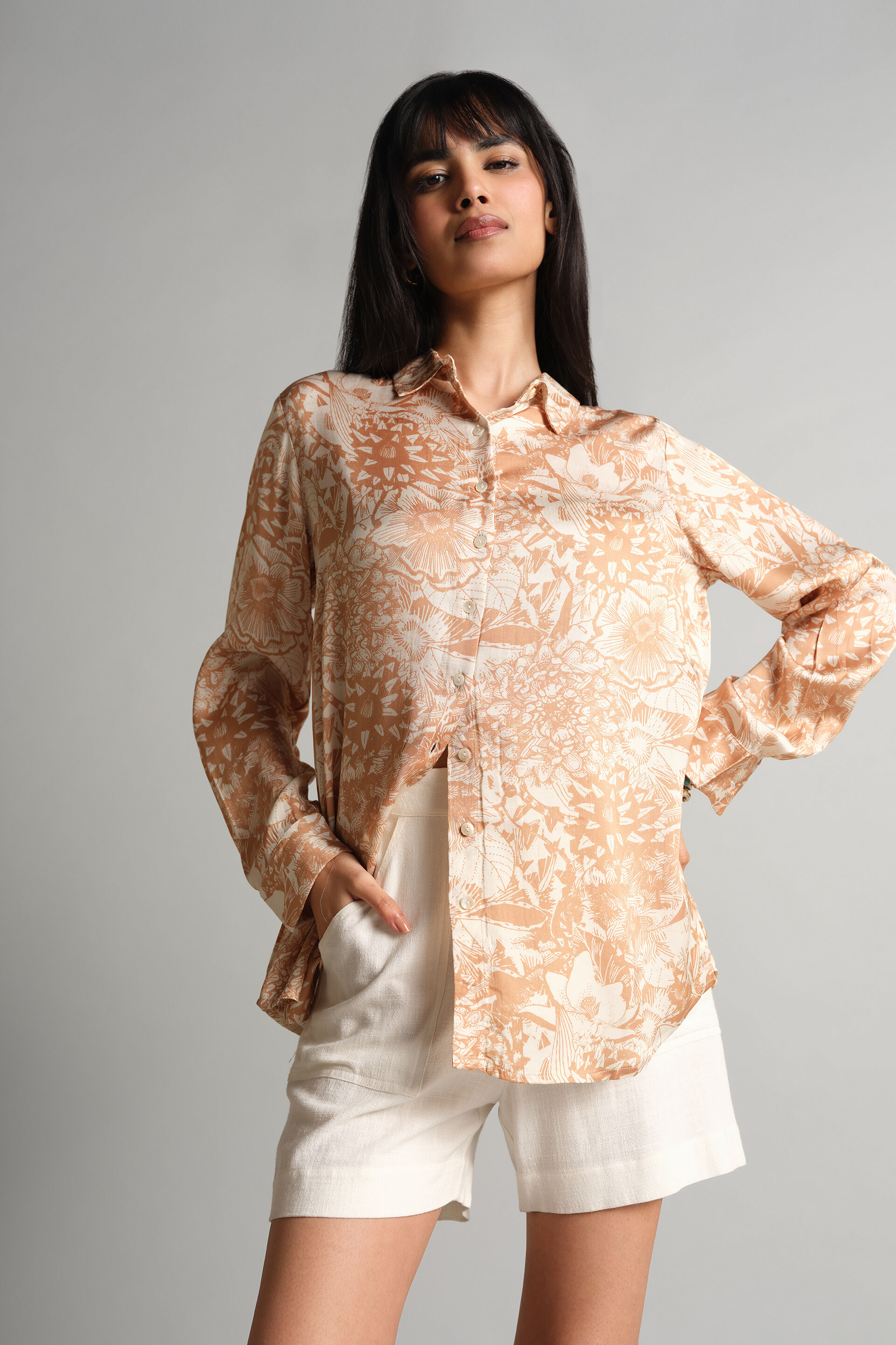 Wynne Shirt, Beige, image 3